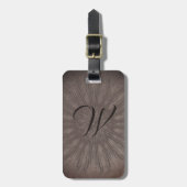 Sunburst boho mandala ラゲッジタグ (正面縦)