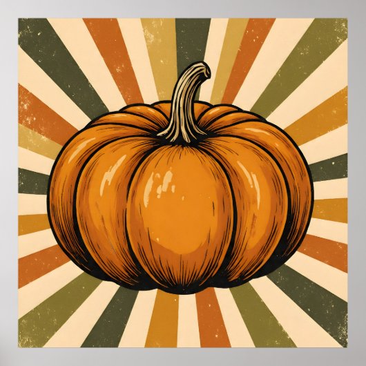 Sunburst Pumpkin Charm ポスター (正面)