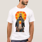 Sunburst Scout – Post-Apocalyptic Hero Portrait Tシャツ (正面)