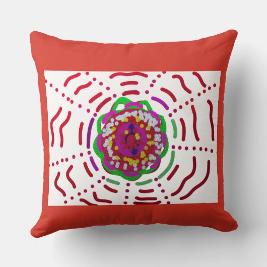 SunClock Flower  クッション (裏面)