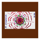 SunClock Flower  ポスター (正面)