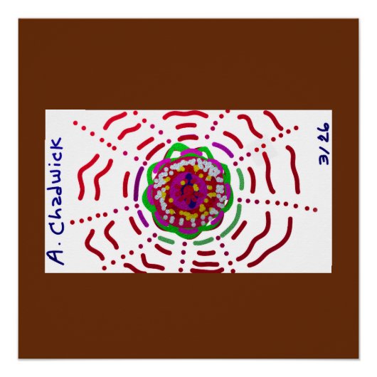 SunClock Flower  ポスター (正面)