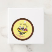 SUNDAEファンデーバナナスプリットアイスクリームソーシャル フェイバータグ (インサイチュ)