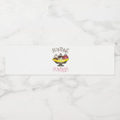 SUNDAEファンデーバナナスプリットアイスクリームソーシャル ペットボトルラベル (シングルラベル)