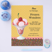 Sundae *背景色を選択 チラシ (シングル)