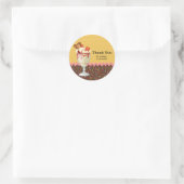 Sundae *背景色を選択 ラウンドシール (バッグ)