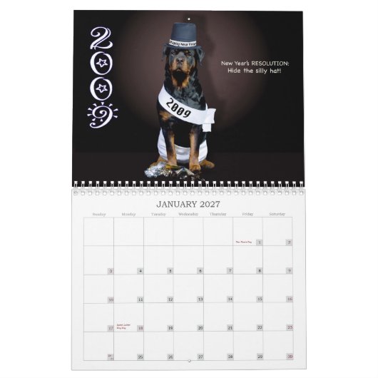 Sundance:  間近 カレンダー (1月 2027)