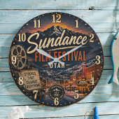 Sundance Film Festival Utah ラージ壁時計