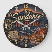 Sundance Film Festival Utah ラージ壁時計 (正面)