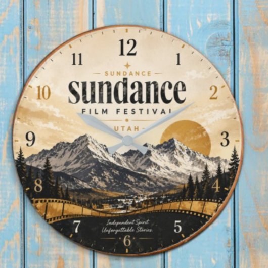 Sundance Film Festival Utah Cinema ラージ壁時計