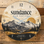 Sundance Film Festival Utah Cinema ラージ壁時計