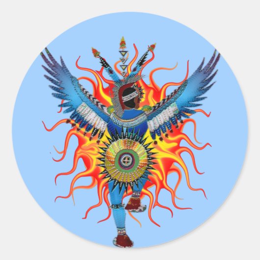 Sundancerのステッカー ラウンドシール (正面)