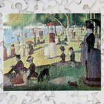 Sunday Afternoon, Island La Grande Jatte by Seurat ジグソーパズル<br><div class="desc">A Sunday Afternoon on the Island of La Grande Jatte (1884) by Georges Seurat is a vintage pointillist post impressionist fine art urban landscape painting. A cityscape with families at the park. People eating lunch on picnics, families and their pet dogs relaxing and enjoying a sunny summer day in Paris...</div>