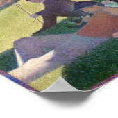 Sunday Afternoon on the Island of La Grande Jatte ポスター (角)