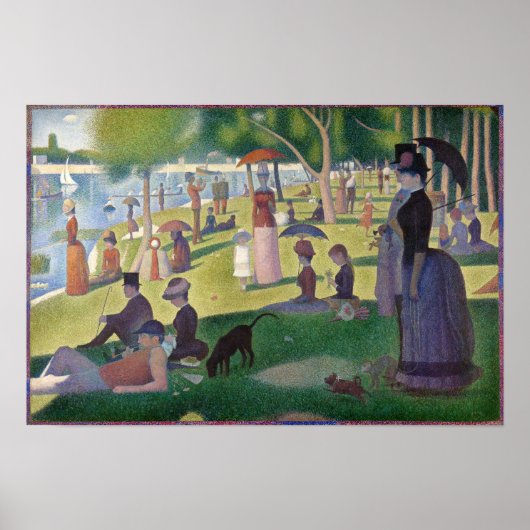 Sunday Afternoon on the Island of La Grande Jatte ポスター (正面)