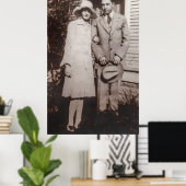 SUNDAY BEST BONNIE & CLYDE ポスター (ホームオフィス)