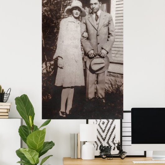 SUNDAY BEST BONNIE & CLYDE ポスター (ホームオフィス)