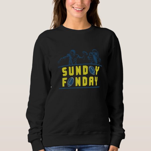 Sunday Funday American College Football Premium スウェットシャツ (正面)