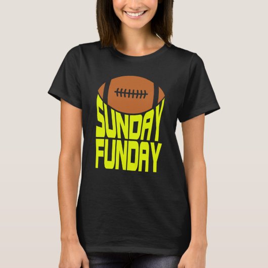 Sunday Funday Football Quote for Sport  1 Tシャツ (正面)
