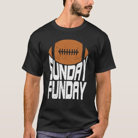 Sunday Funday Football Quote for Sport  2 Tシャツ (正面)