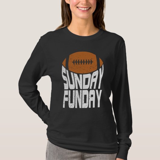 Sunday Funday Football Quote for Sport  2 Tシャツ (正面)