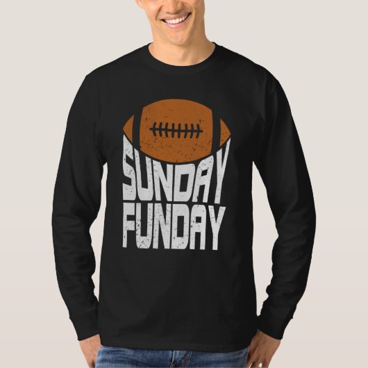 Sunday Funday Football Quote for Sport  2 Tシャツ (正面)