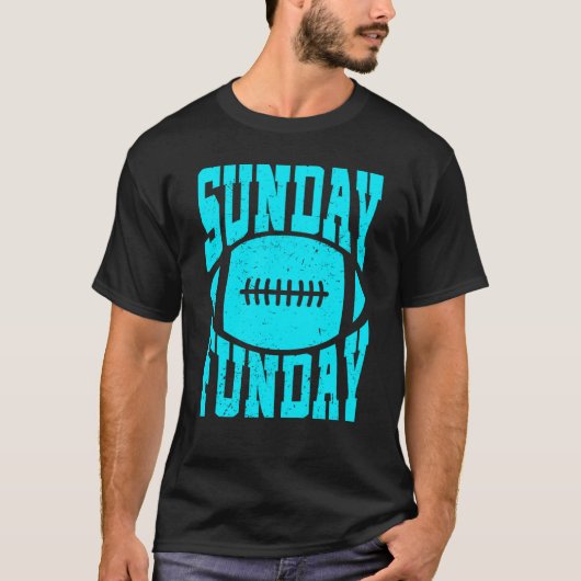 Sunday Funday Football Quote for Sport 7 Tシャツ (正面)