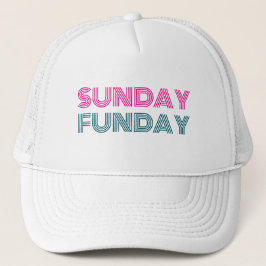 Sunday Funday Funny Personalize キャップ