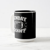 Sunday Kickoff Football ツートーンマグカップ (正面左)
