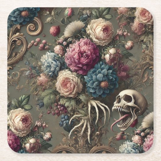 Sunday’s Cynic – Gothic Victorian  スクエアペーパーコースター (正面)