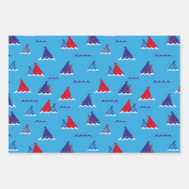 Sunday Sail Dark ラッピングペーパーシート