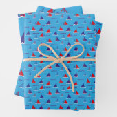 Sunday Sail Dark ラッピングペーパーシート (インサイチュ)