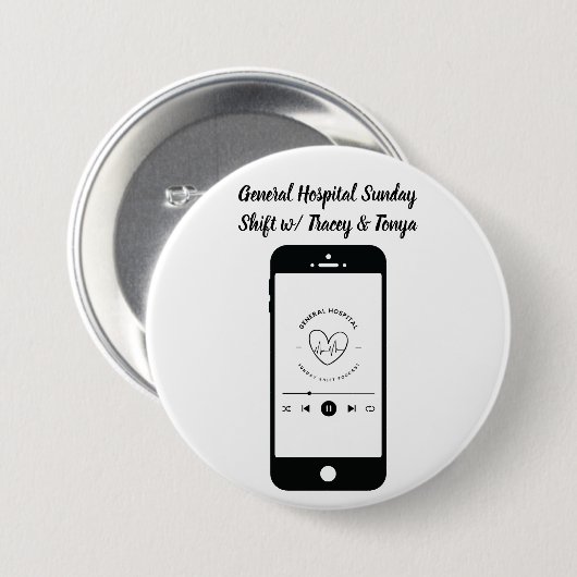 Sunday Shift Button 缶バッジ (正面&裏面)