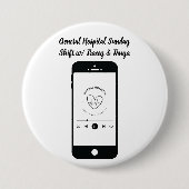 Sunday Shift Button 缶バッジ (正面)