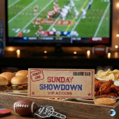 Sunday Showdown VIP Football Party Ticket 招待状