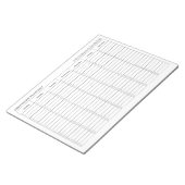 SUNDAY Start週次アポイントメントスケジュールタスク ノートパッド (アングル)