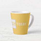 Sunday Today - ミニマル コーヒーマグ デザイン カフェラテマグ (右アングル)