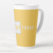 Sunday Today - ミニマル コーヒーマグ デザイン カフェラテマグ (右アングル)