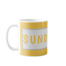 Sunday Today - ミニマル コーヒーマグ デザイン