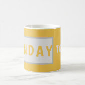 Sunday Today – Minimal Coffee Mug Design コーヒーマグカップ (中央)