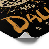 Sundays Are For Jesus And Dallas Football Texas Ho ポスター (角)