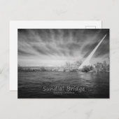 Sundial Bridge Monochrome ポストカード (正面/裏面)