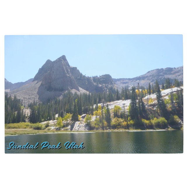 Sundial Peak Utah メタルプリント (正面)