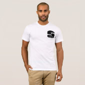 Sundlofのギターのロゴのティー Tシャツ (正面フル)