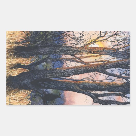 Sundown 長方形シール (正面)