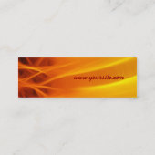 SunFlameプロファイルカード スキニー名刺 (裏面)