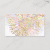 sunflowerロゴ感謝していビジネスカード 名刺 (裏面)