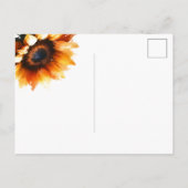 Sunflower日付はがきを保存 案内ポストカード (裏面)