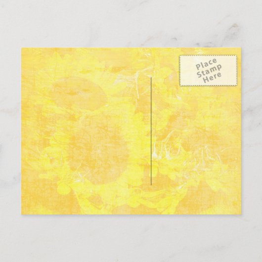 Sunflower日付はがきを保存 案内ポストカード (裏面)