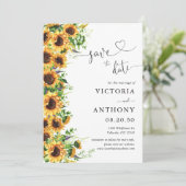 Sunflower日付カードを保存 セーブザデート (スタンド正面)